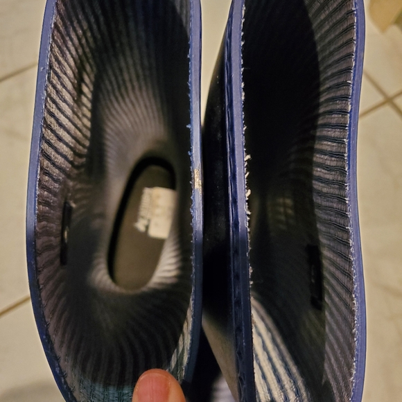 Womens Settia Navy Rubber Boots size 9 - Picture 6 of 7